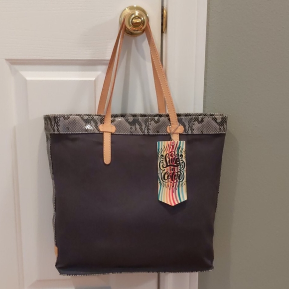 consuela slim tote